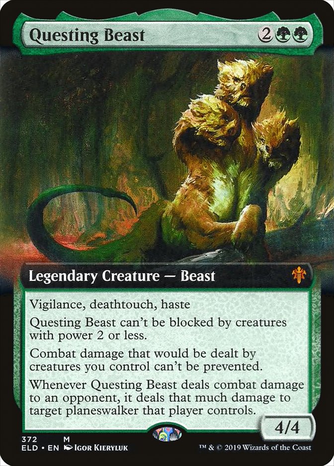 Questing Beast (Extended Art) [Throne of Eldraine] | Game Haven TX