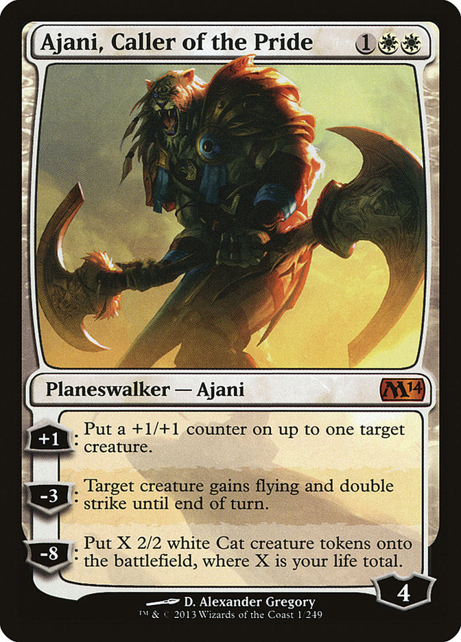 Ajani, Caller of the Pride [Magic 2014] | Game Haven TX