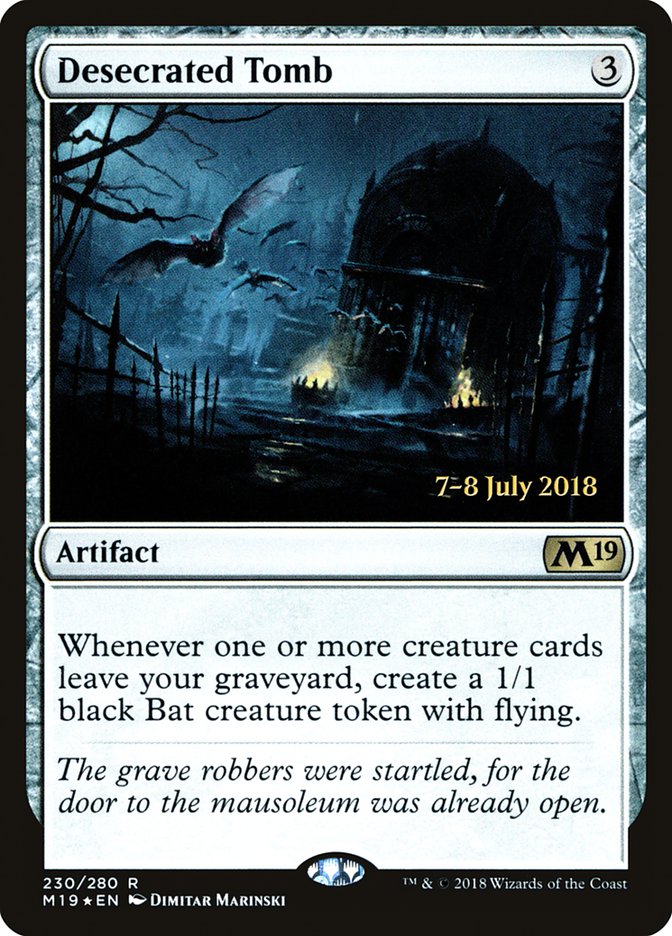 Desecrated Tomb [Core Set 2019 Promos] | Game Haven TX
