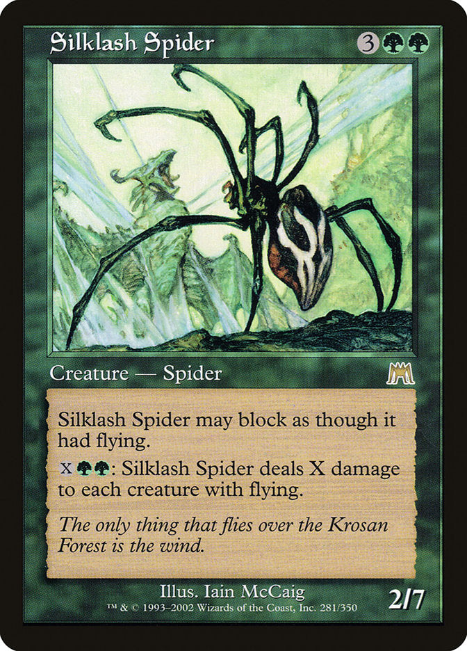 Silklash Spider [Onslaught] | Game Haven TX