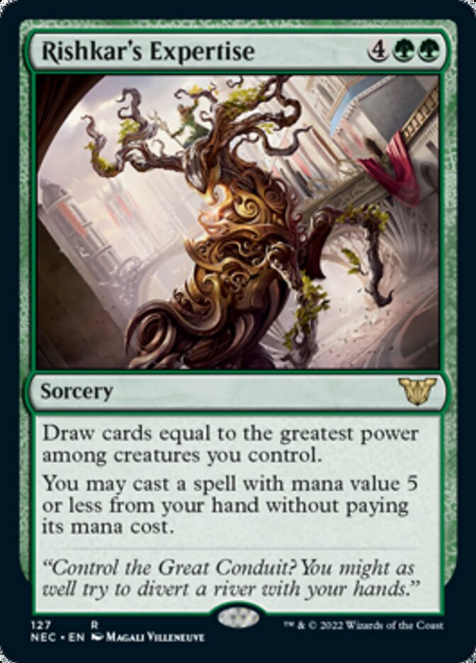 Rishkar's Expertise [Kamigawa: Neon Dynasty Commander] | Game Haven TX