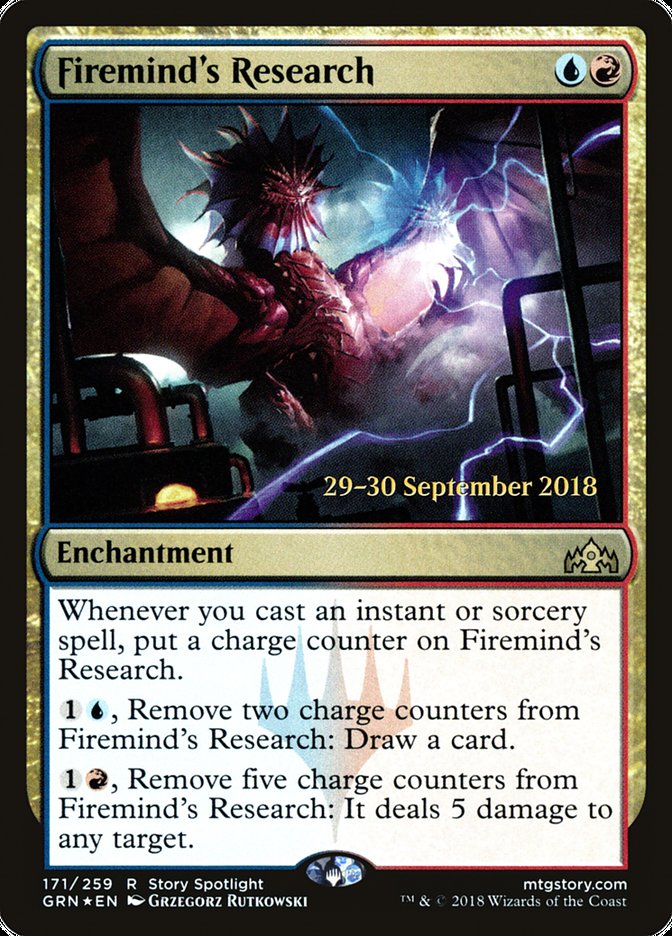 Firemind's Research [Guilds of Ravnica Promos] | Game Haven TX
