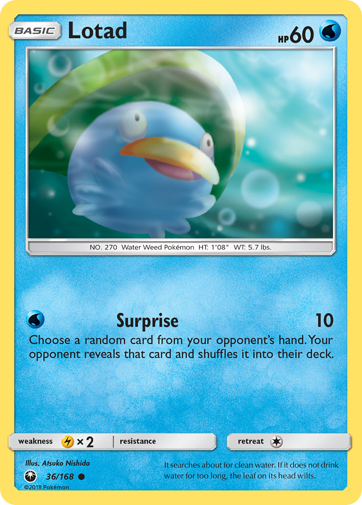 Lotad (36/168) [Sun & Moon: Celestial Storm] | Game Haven TX