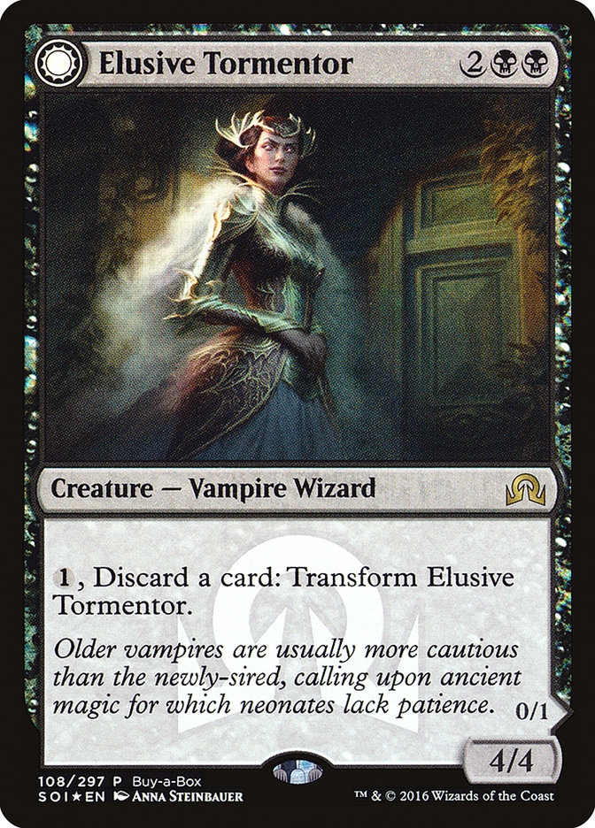 Elusive Tormentor // Insidious Mist [Shadows over Innistrad Promos] | Game Haven TX