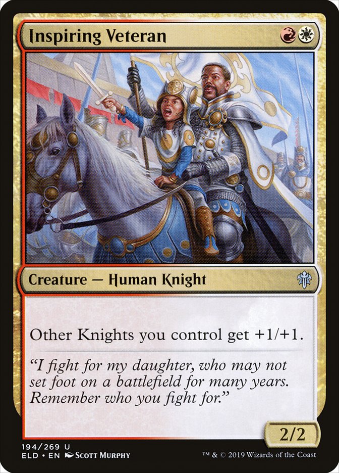 Inspiring Veteran [Throne of Eldraine] | Game Haven TX