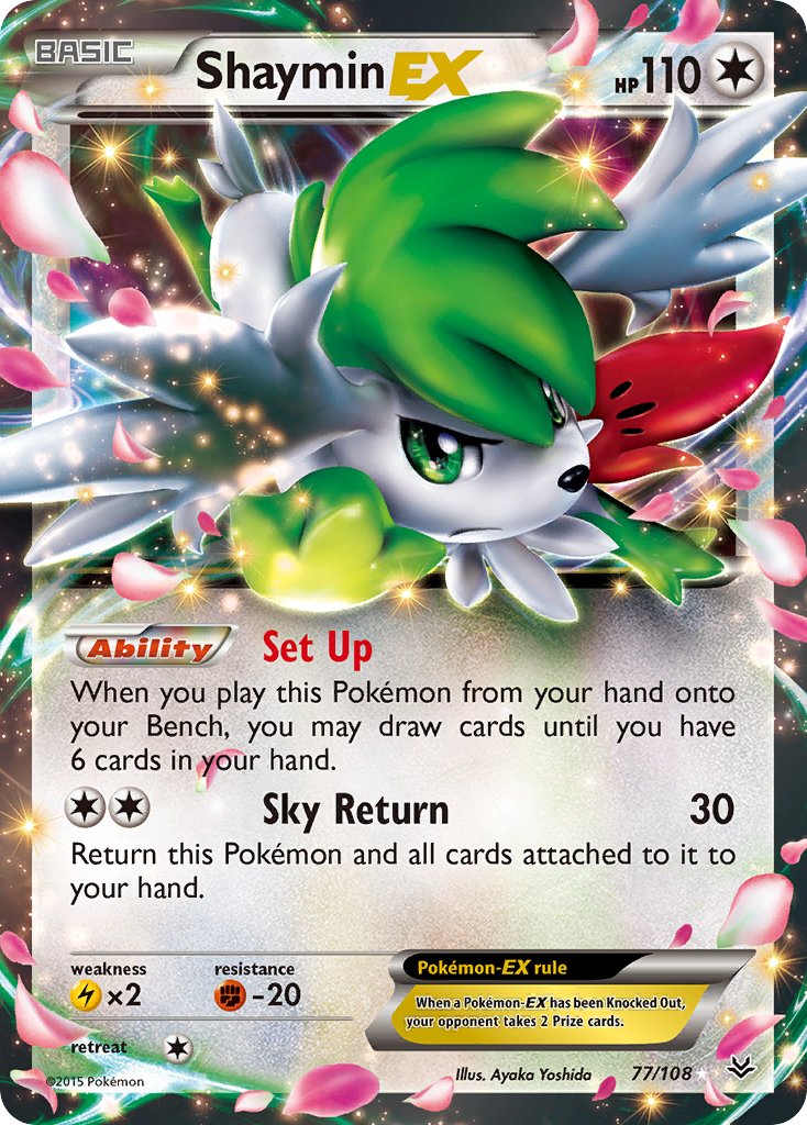Shaymin EX (77/108) [XY: Roaring Skies] | Game Haven TX