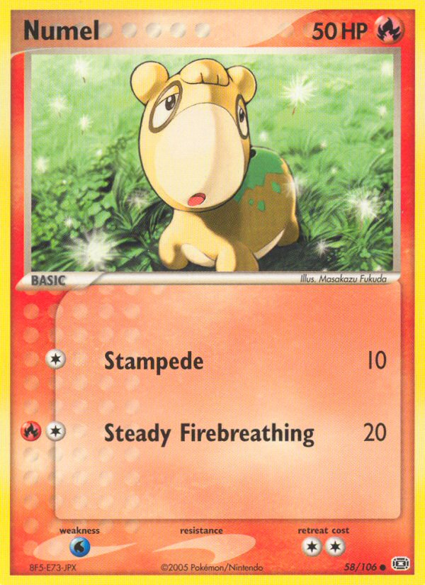 Numel (58/106) [EX: Emerald] | Game Haven TX