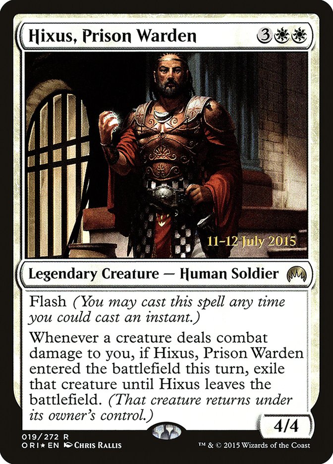 Hixus, Prison Warden [Magic Origins Promos] | Game Haven TX