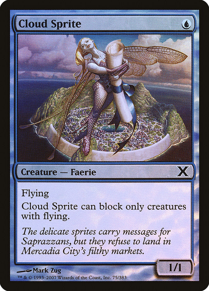 Cloud Sprite (Premium Foil) [Tenth Edition] | Game Haven TX