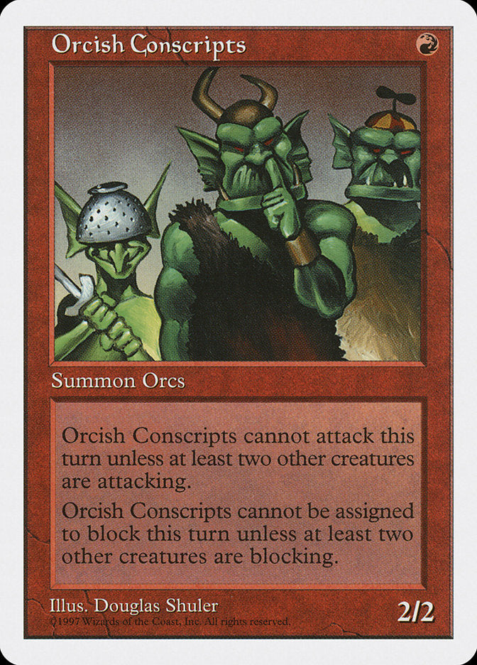 Orcish Conscripts [Fifth Edition] | Game Haven TX