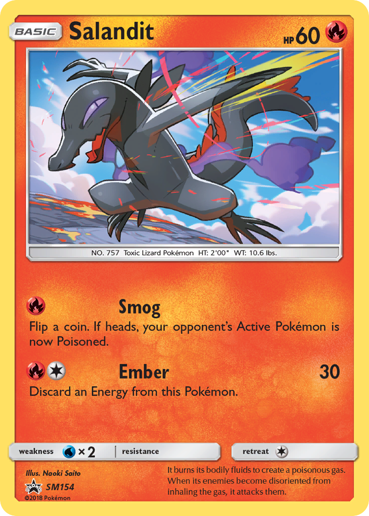 Salandit (SM154) [Sun & Moon: Black Star Promos] | Game Haven TX