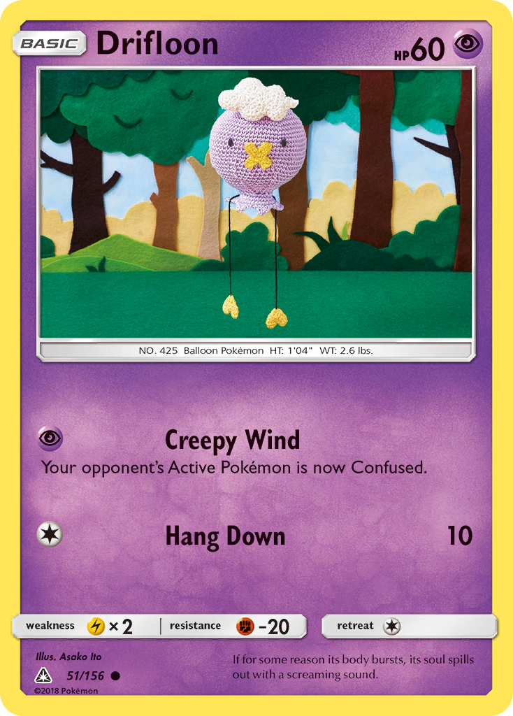 Drifloon (51/156) [Sun & Moon: Ultra Prism] | Game Haven TX