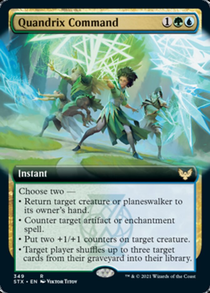 Quandrix Command (Extended) [Strixhaven: School of Mages] | Game Haven TX