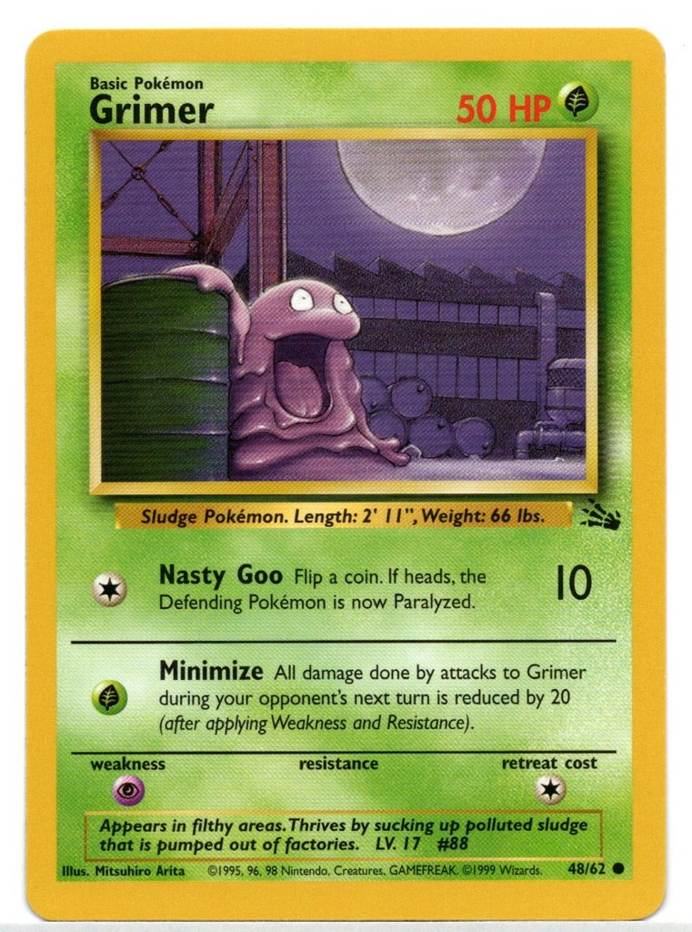 Grimer (48/62) [Fossil Unlimited] | Game Haven TX