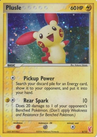 Plusle (6/12) [EX: Trainer Kit 2 - Plusle] | Game Haven TX