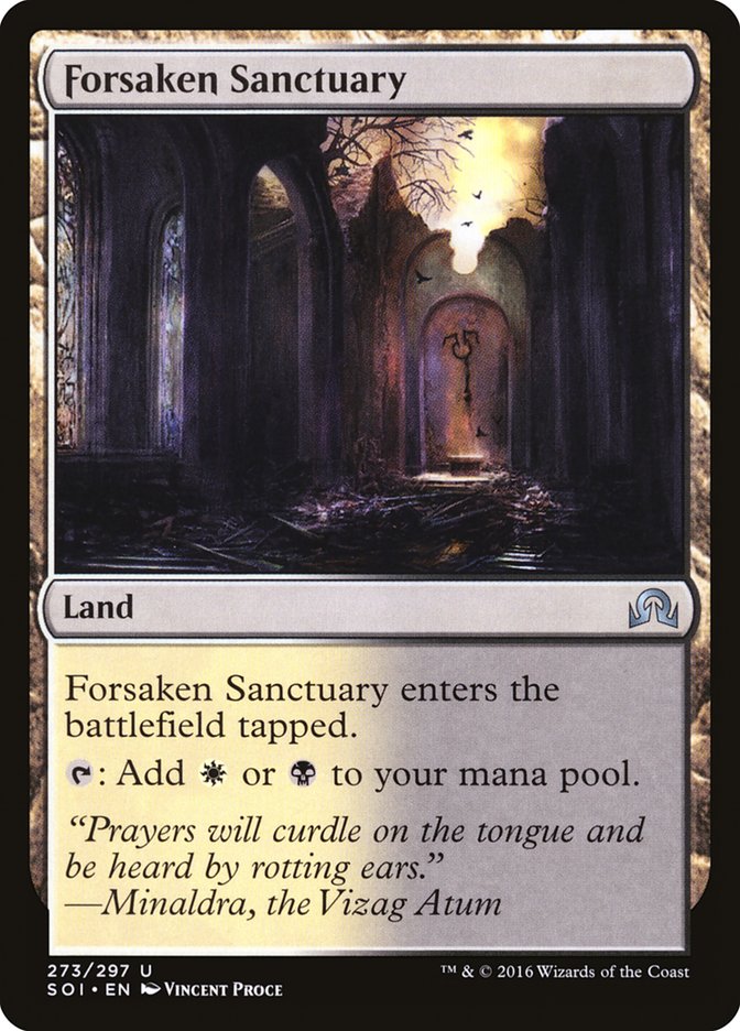 Forsaken Sanctuary [Shadows over Innistrad] | Game Haven TX