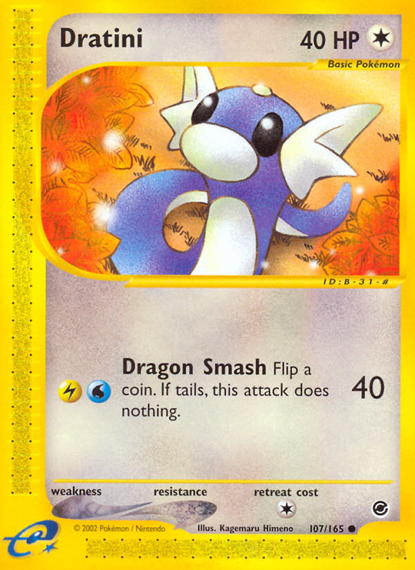 Dratini (107/165) [Expedition: Base Set] | Game Haven TX