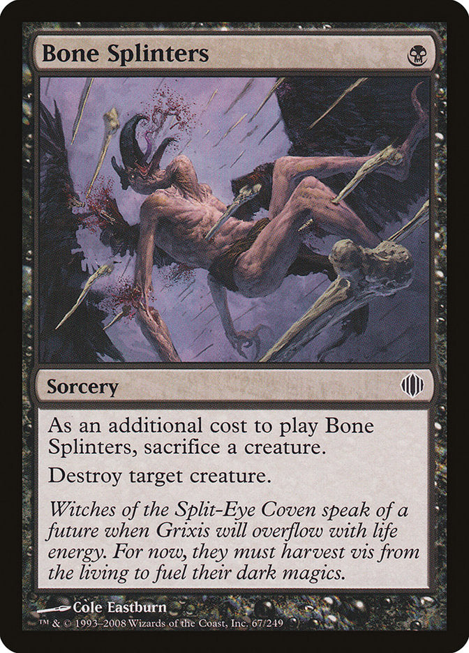 Bone Splinters [Shards of Alara] | Game Haven TX