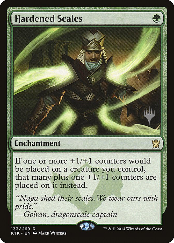 Hardened Scales [Khans of Tarkir Promos] | Game Haven TX