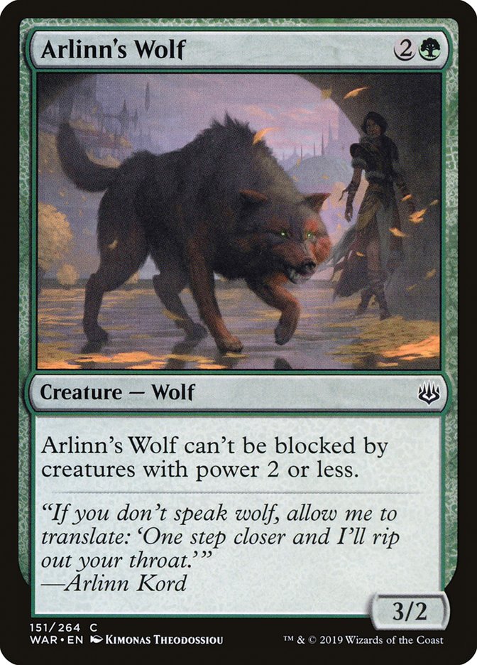 Arlinn's Wolf [War of the Spark] | Game Haven TX