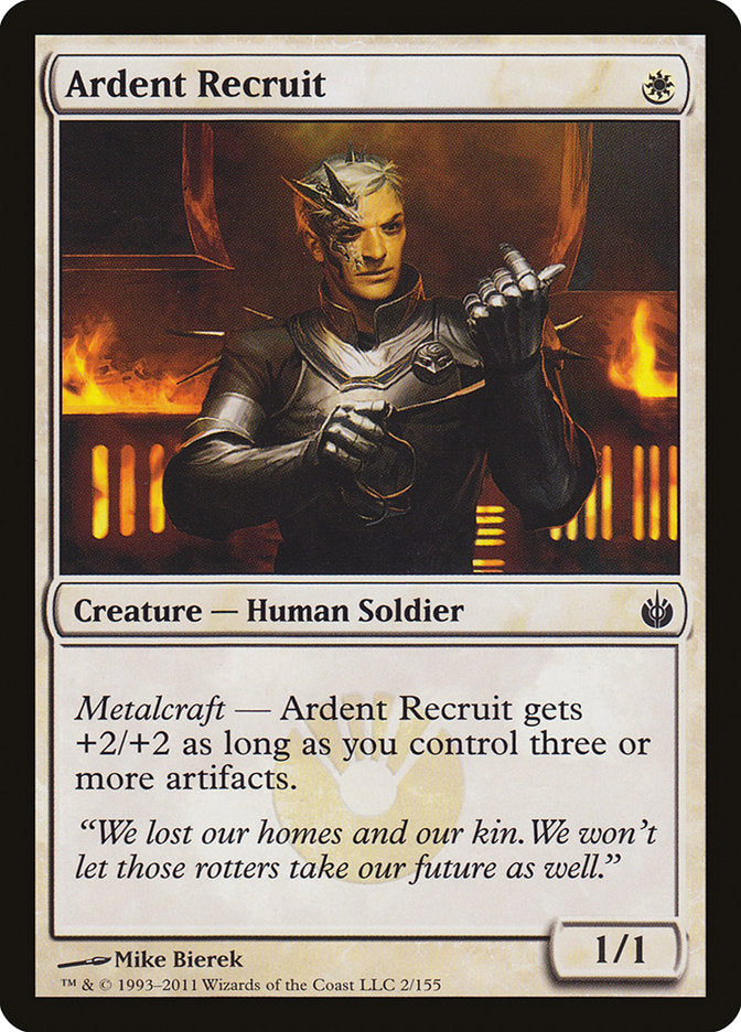 Ardent Recruit [Mirrodin Besieged] | Game Haven TX