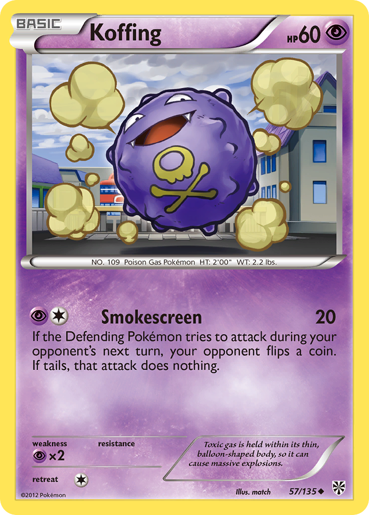 Koffing (57/135) [Black & White: Plasma Storm] | Game Haven TX