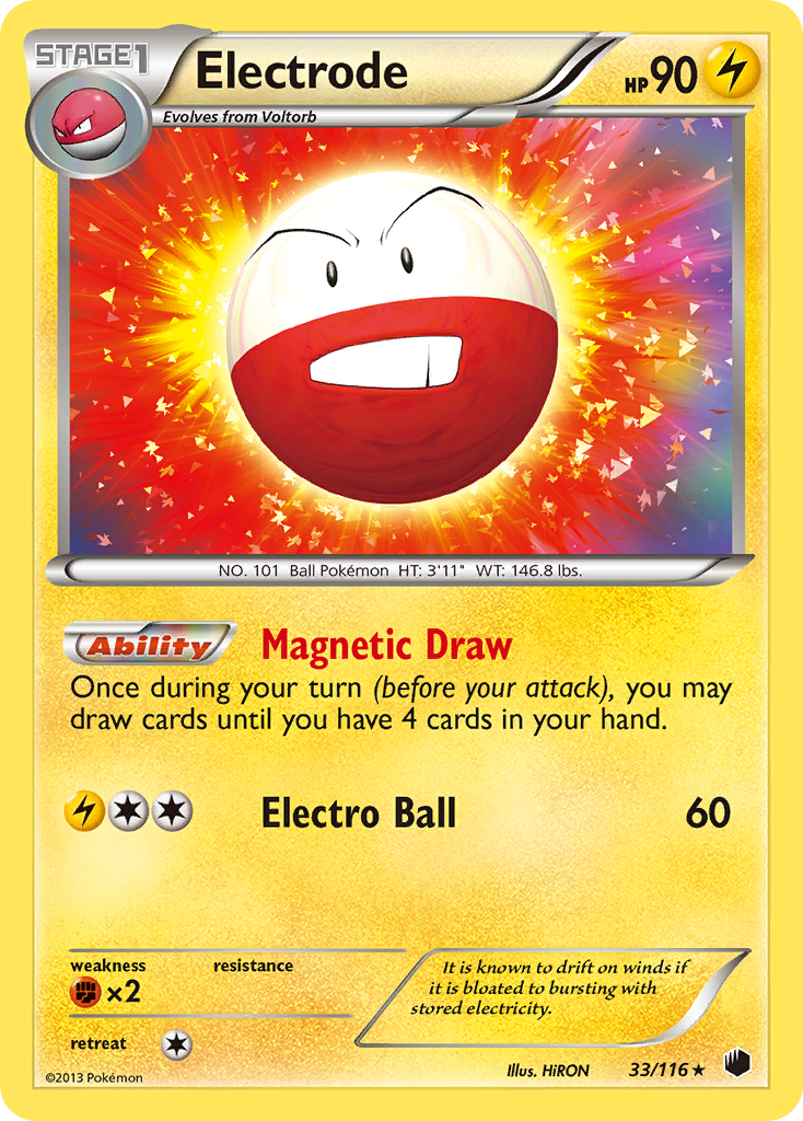 Electrode (33/116) [Black & White: Plasma Freeze] | Game Haven TX