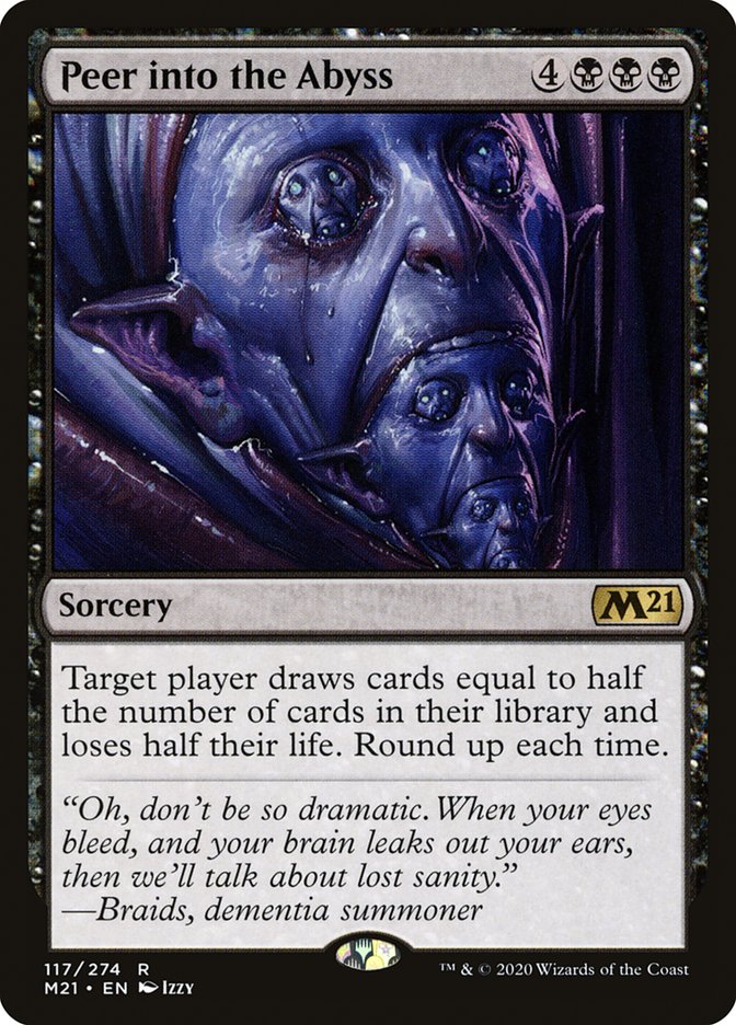 Peer Into the Abyss [Core Set 2021] | Game Haven TX