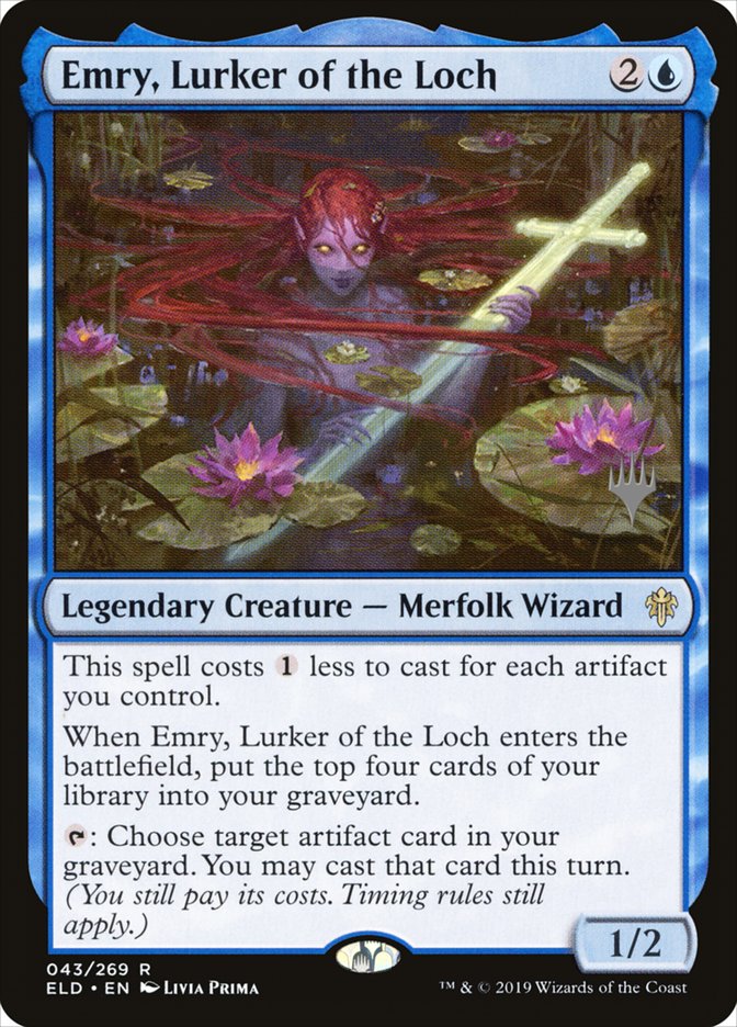 Emry, Lurker of the Loch (Promo Pack) [Throne of Eldraine Promos] | Game Haven TX