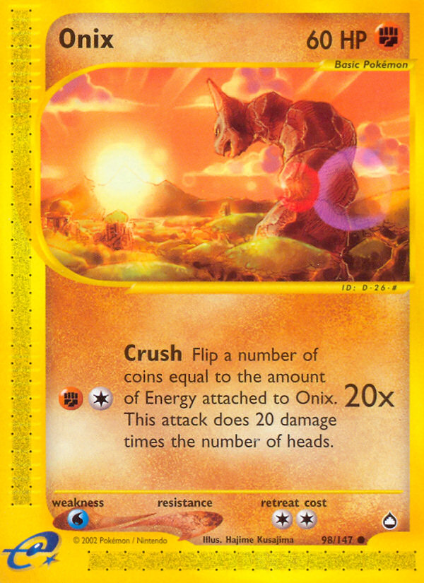 Onix (98/147) [Aquapolis] | Game Haven TX
