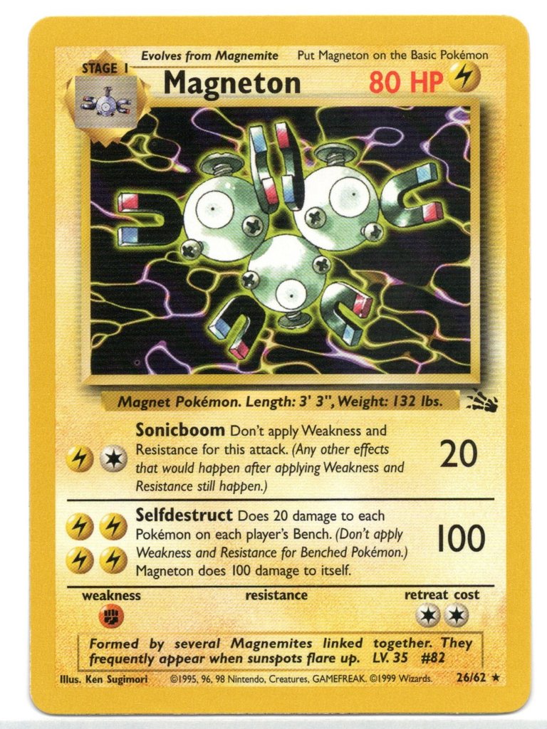 Magneton (26/62) [Fossil Unlimited] | Game Haven TX