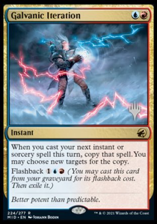 Galvanic Iteration (Promo Pack) [Innistrad: Midnight Hunt Promo Pack] | Game Haven TX