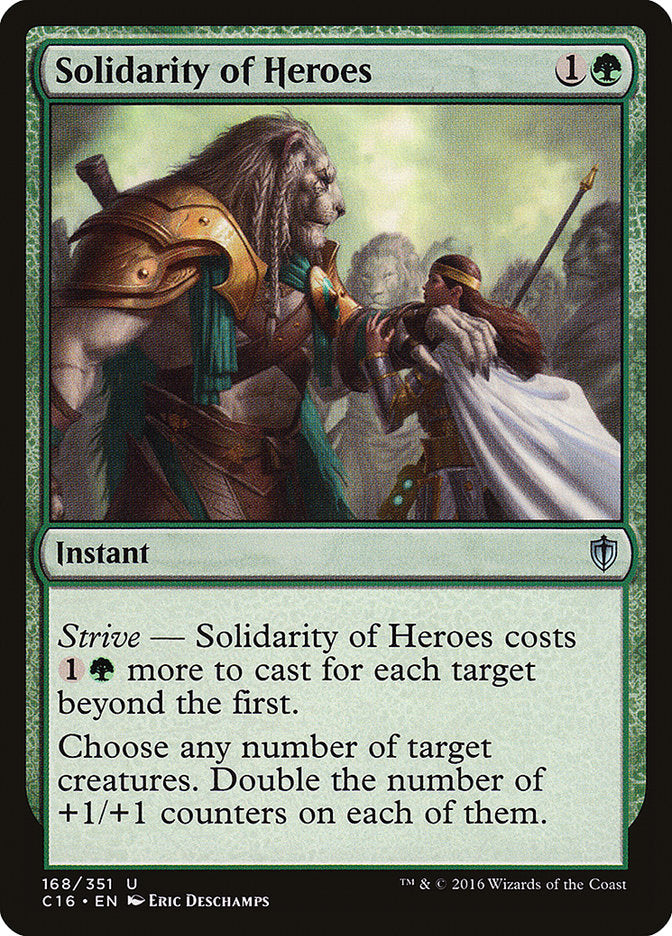 Solidarity of Heroes [Commander 2016] | Game Haven TX
