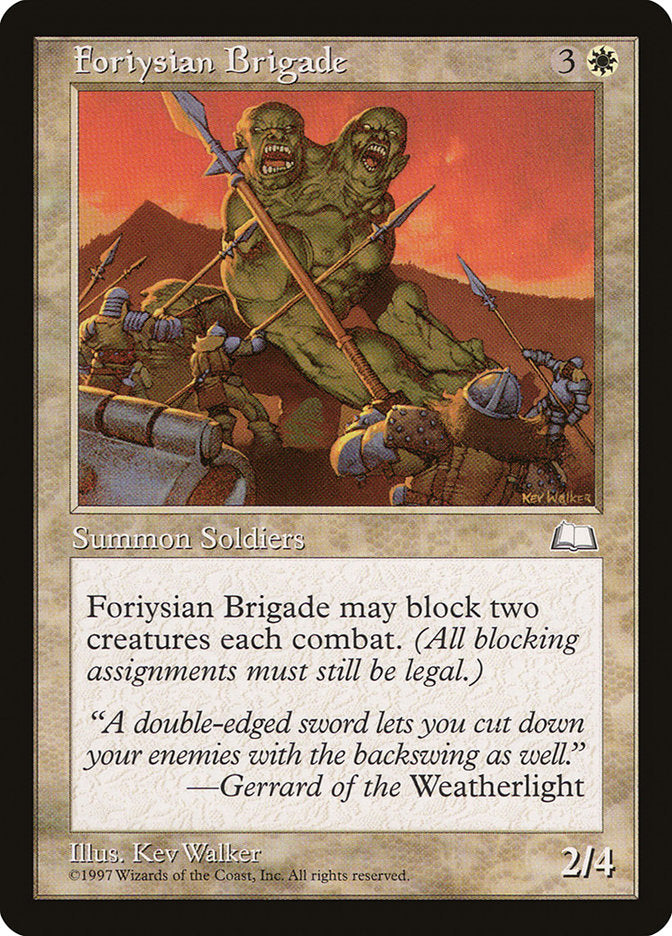 Foriysian Brigade [Weatherlight] | Game Haven TX