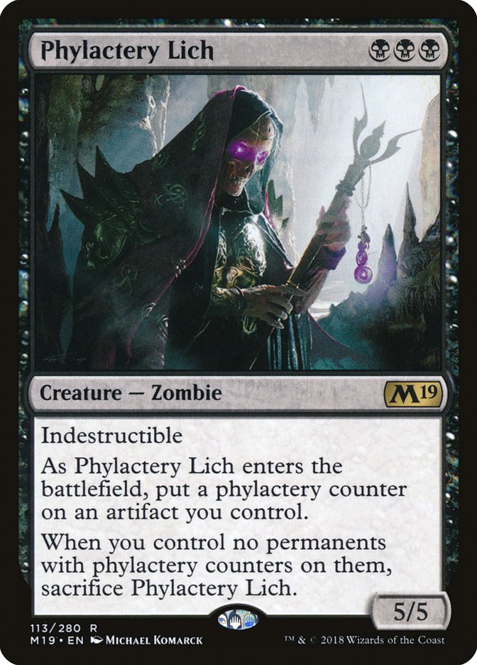 Phylactery Lich [Core Set 2019] | Game Haven TX
