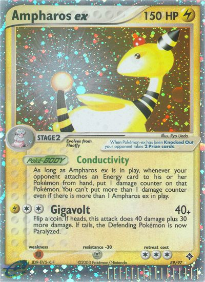 Ampharos ex (89/97) [EX: Dragon] | Game Haven TX