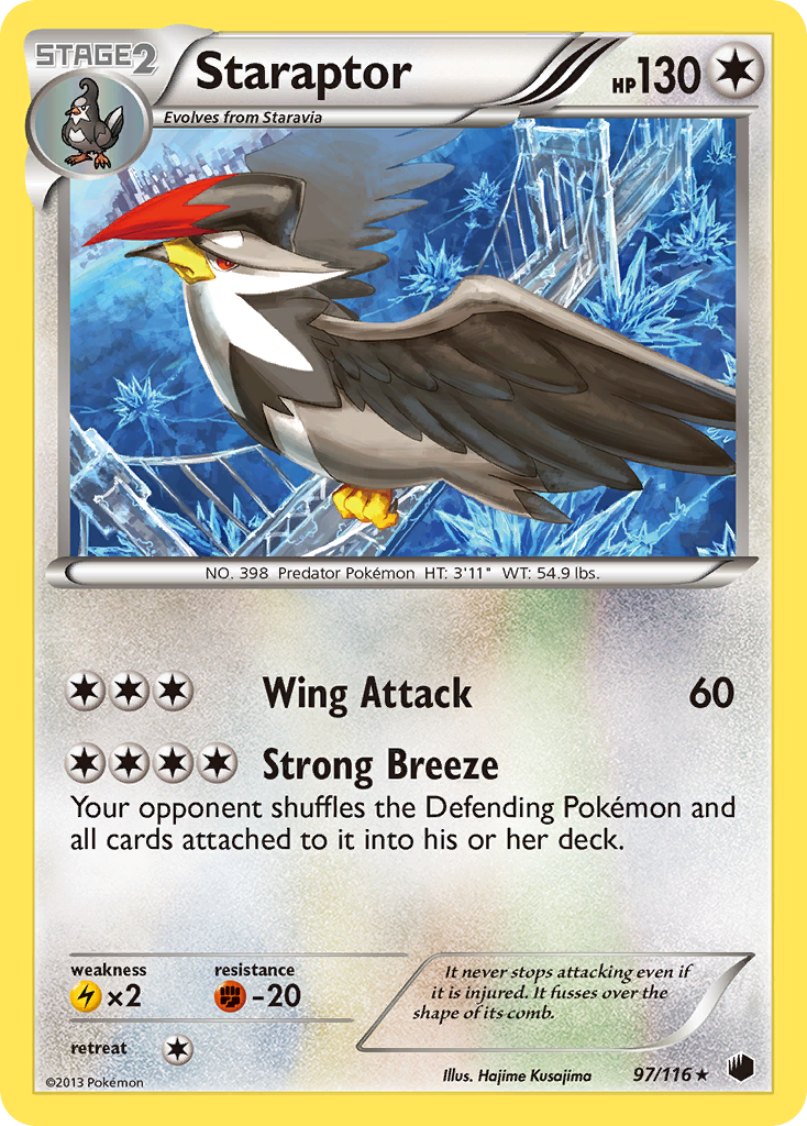 Staraptor (97/116) [Black & White: Plasma Freeze] | Game Haven TX