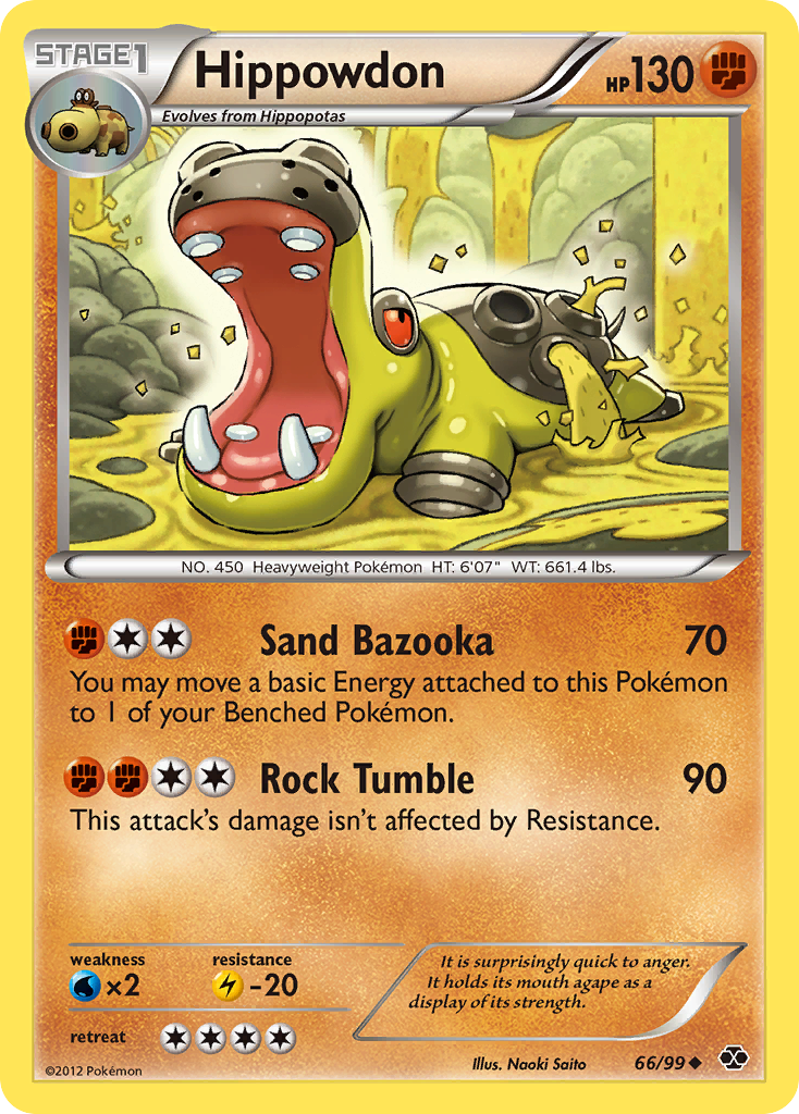 Hippowdon (66/99) [Black & White: Next Destinies] | Game Haven TX