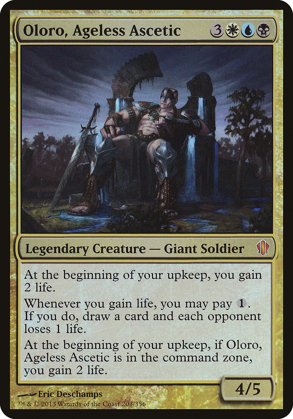 Oloro, Ageless Ascetic (Commander 2013) [Commander 2013 Oversized] | Game Haven TX