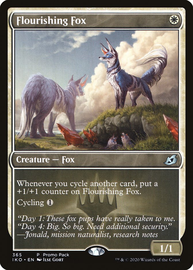 Flourishing Fox (Promo Pack) [Ikoria: Lair of Behemoths Promos] | Game Haven TX
