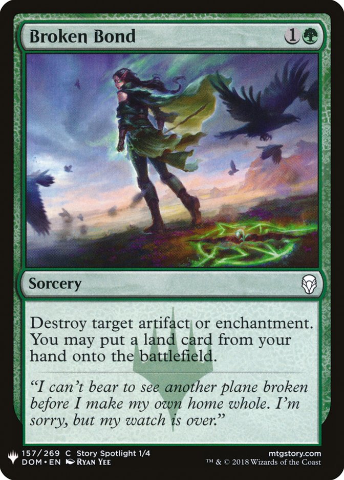 Broken Bond [Mystery Booster] | Game Haven TX