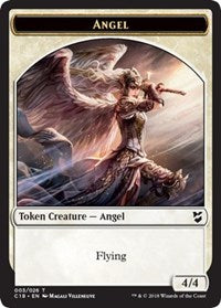 Angel // Soldier Double-sided Token [Commander 2018 Tokens] | Game Haven TX