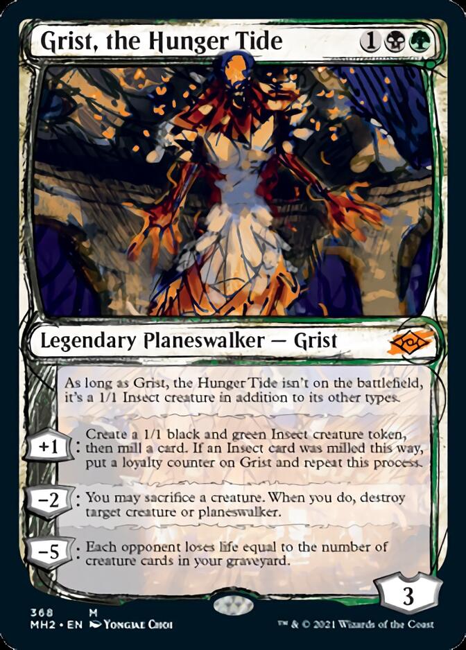 Grist, the Hunger Tide (Sketch) [Modern Horizons 2] | Game Haven TX