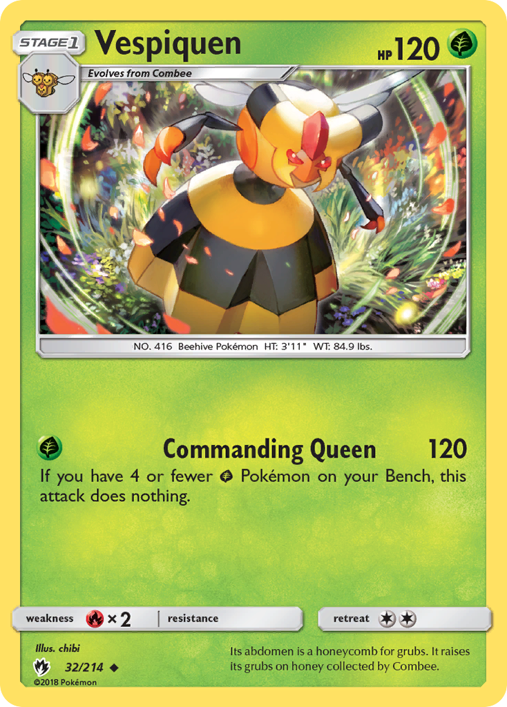 Vespiquen (32/214) [Sun & Moon: Lost Thunder] | Game Haven TX