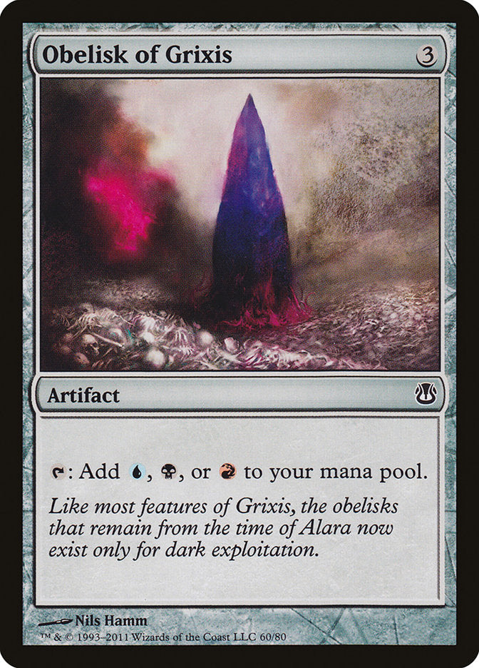 Obelisk of Grixis [Duel Decks: Ajani vs. Nicol Bolas] | Game Haven TX