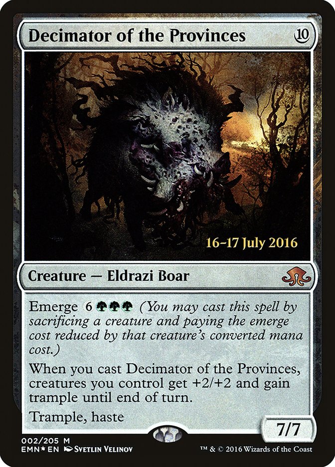 Decimator of the Provinces [Eldritch Moon Promos] | Game Haven TX