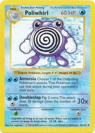 Poliwhirl (38/102) [Base Set Shadowless Unlimited] | Game Haven TX