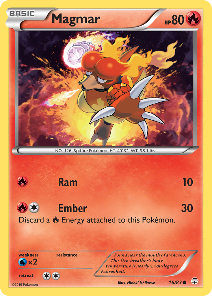 Magmar (16/83) [XY: Generations] | Game Haven TX