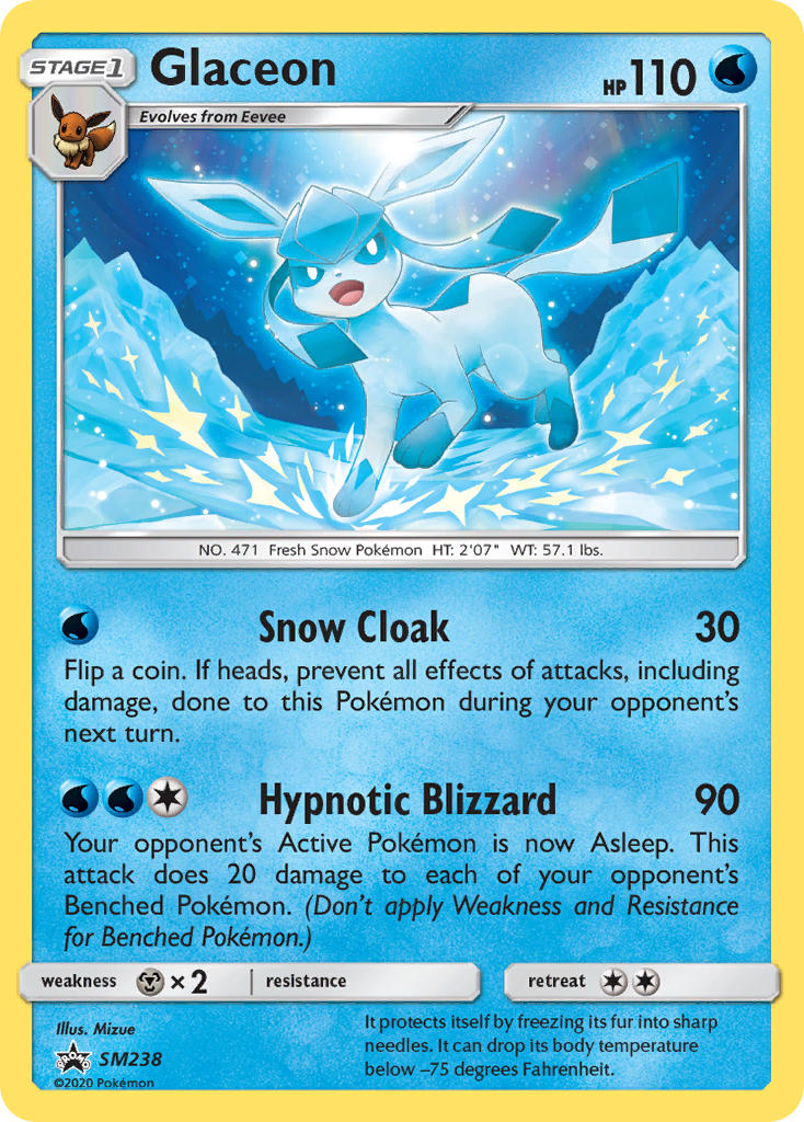 Glaceon (SM238) [Sun & Moon: Black Star Promos] | Game Haven TX
