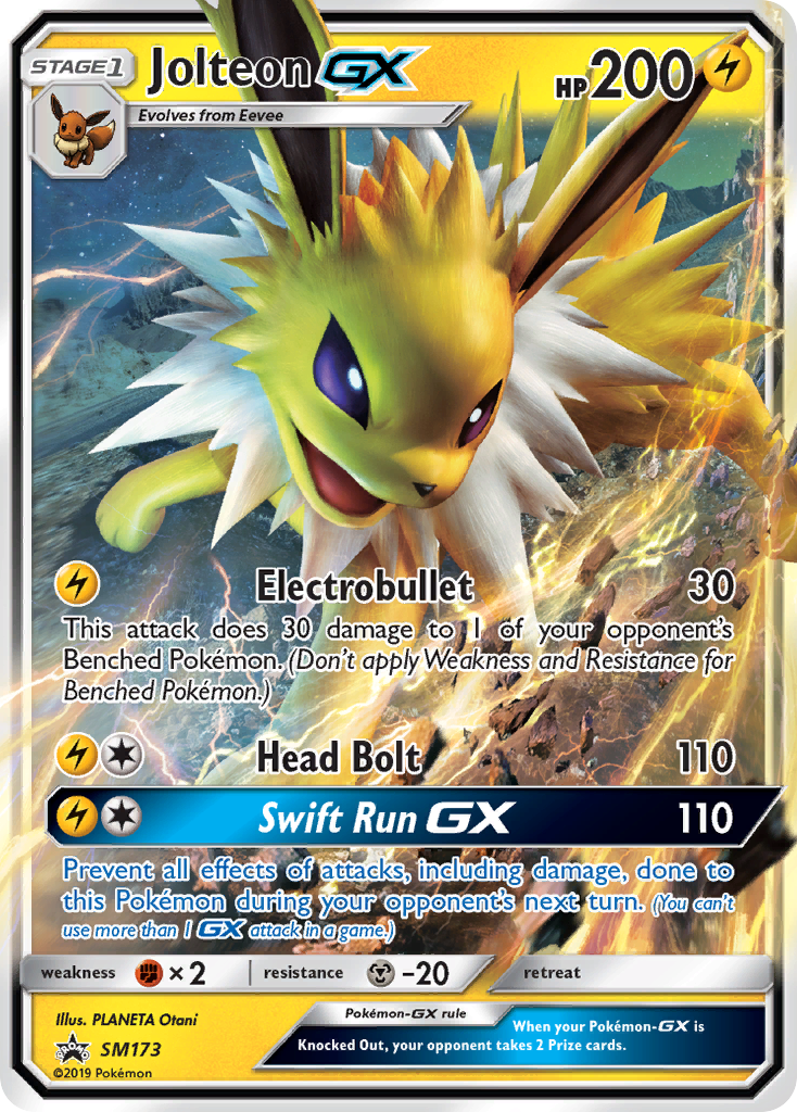 Jolteon GX (SM173) [Sun & Moon: Black Star Promos] | Game Haven TX
